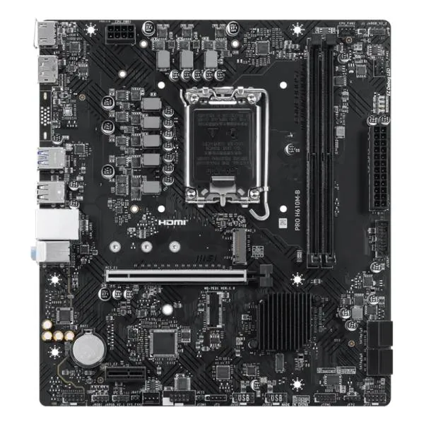 Tarjeta Madre MSI PRO H610M-B - LGA1700 - DDR4 - mATX - PCIe 4.0