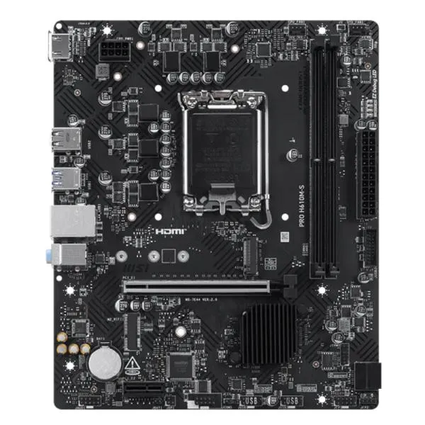 Tarjeta Madre MSI PRO H610M-S - LGA1700 - DDR4 - mATX - PCIe 4.0