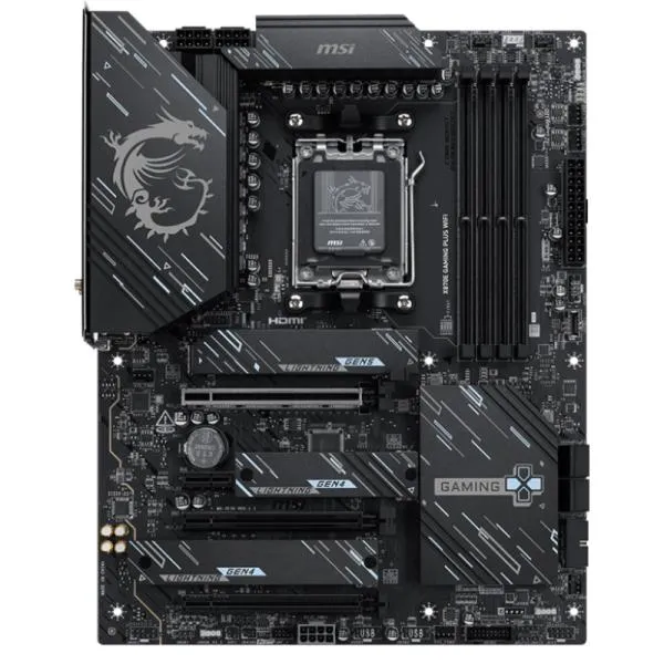 TARJETA MADRE MSI X870E GAMING PLUS WIFI AM5 ATX DDR5 WIFI7 911-7E70-001 NEGRO