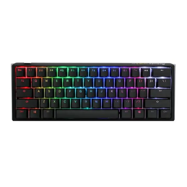 TECLADO GAMING RGB DUCKY ONE 3 MINI MECANICO USB-C ESPAÑOL SWITCH NEGRO DKON2161ST-AESPDCLAWSC1 NEGRO
