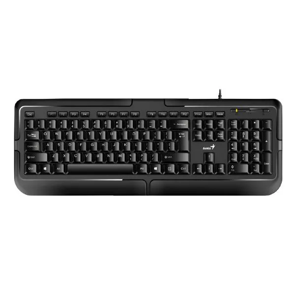 TECLADO GENIUS KB-118 II MEMBRANA ALÁMBRICO USB ESPAÑOL 31310051401 NEGRO