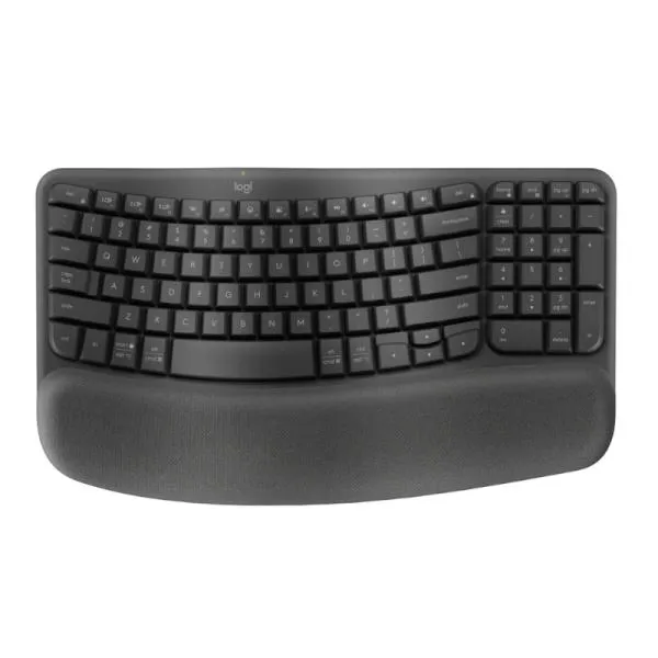 TECLADO LOGITECH ERGO WAVE KEYS INALÁMBRICO BLUETOOTH ESPAÑOL 920-012278 NEGRO