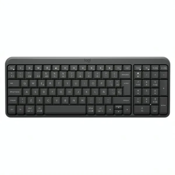 TECLADO LOGITECH K250 COMPACT MEMBRANA  INALAMBRICO BLUETOOTH ESPAÑOL 920-013445 NEGRO