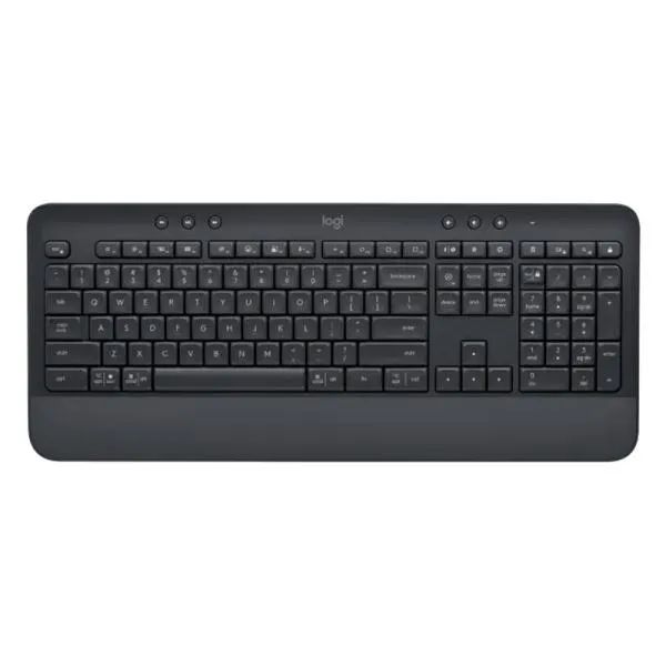 TECLADO LOGITECH K650 SIGNATURE MEMBRANA INALÁMBRICO BLUETOOTH ESPAÑOL 920-010910 NEGRO