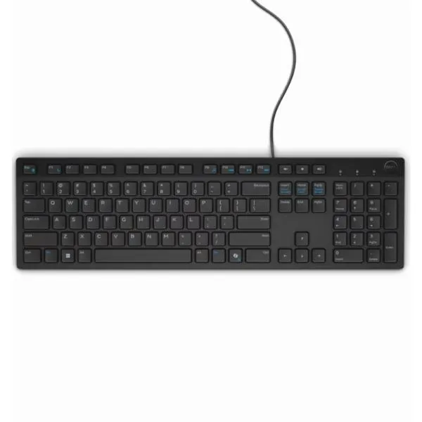 TECLADO STANDARD DELL KB216 MEMBRANA ALÁMBRICO USB ESPAÑOL KB216-BK-US NEGRO
