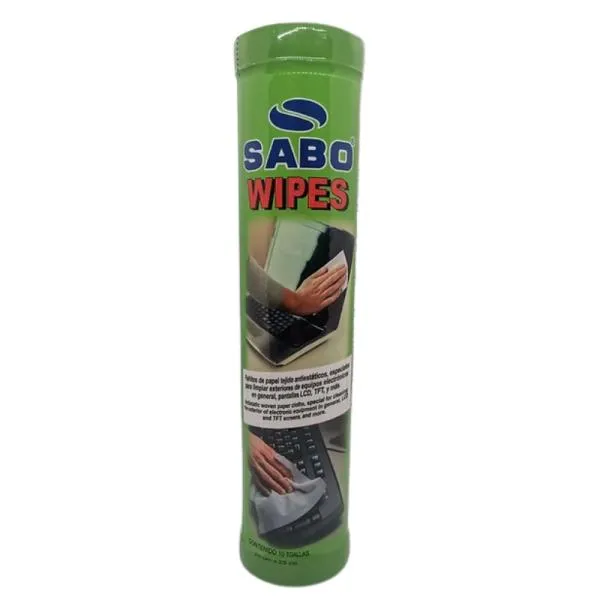 TOALLITAS SECO ANTIESTATICO SABO PAQUETE 10UDS 25X25CM EXTERNO SIN RESIDUOS  91-0102