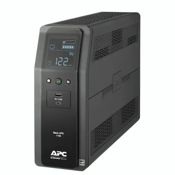 UPS APC BR1100M2-LM 1100VA 600W UPS LINEA INTERACTIVA 120VAC AVR 10 TOMAS LCD USB