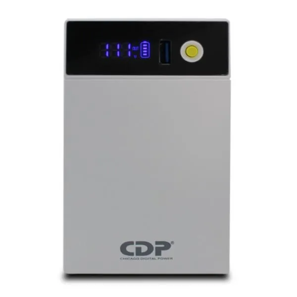 UPS CDP LISMART-1206 800VA 500W UPS LINEA INTERACTIVA LITIO LIFEPO4 120VAC USB LCD BLANCO