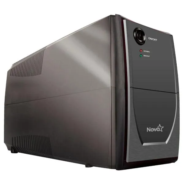 UPS NOVA UP-635 600VA 6 TOMAS CON CABLE 1M E010-183 NEGRO
