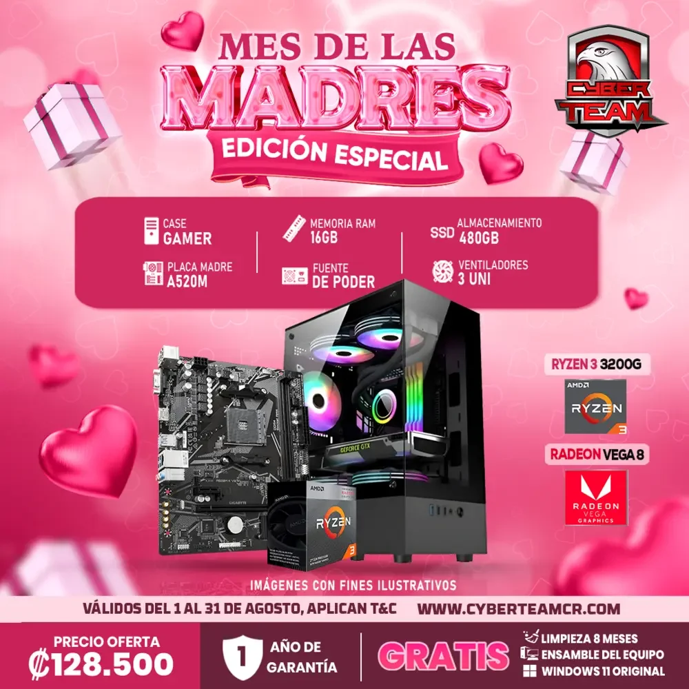 EDICION ESPECIAL PC GAMER RYZEN 3 3200G