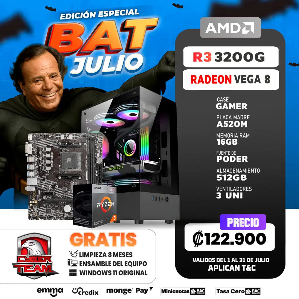 EDICION ESPECIAL PC GAMER RYZEN 3 3200G