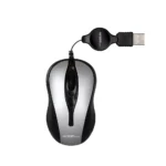 MOUSE ARGOM USB RETRACTIBLE GREY