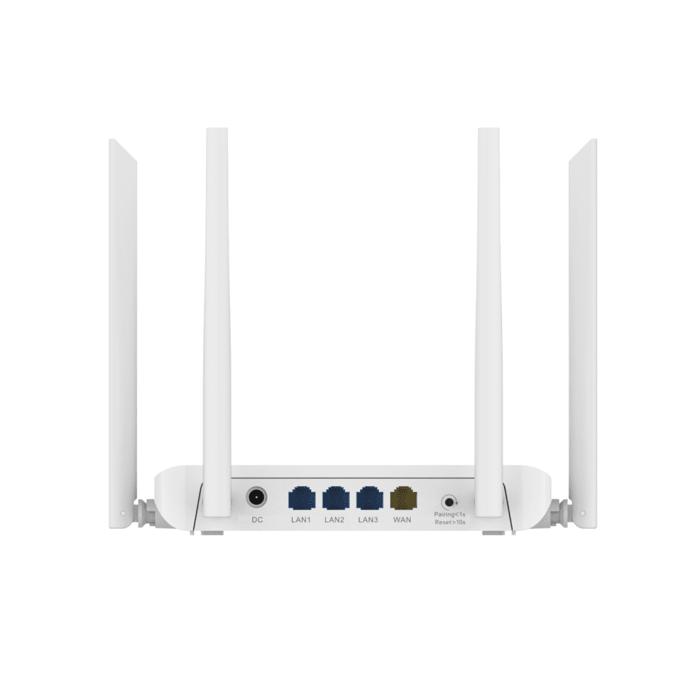 REYEE Router Home Mesh / 3 FE LAN / 1 FE WAN / 24 users / 1200 Mbps