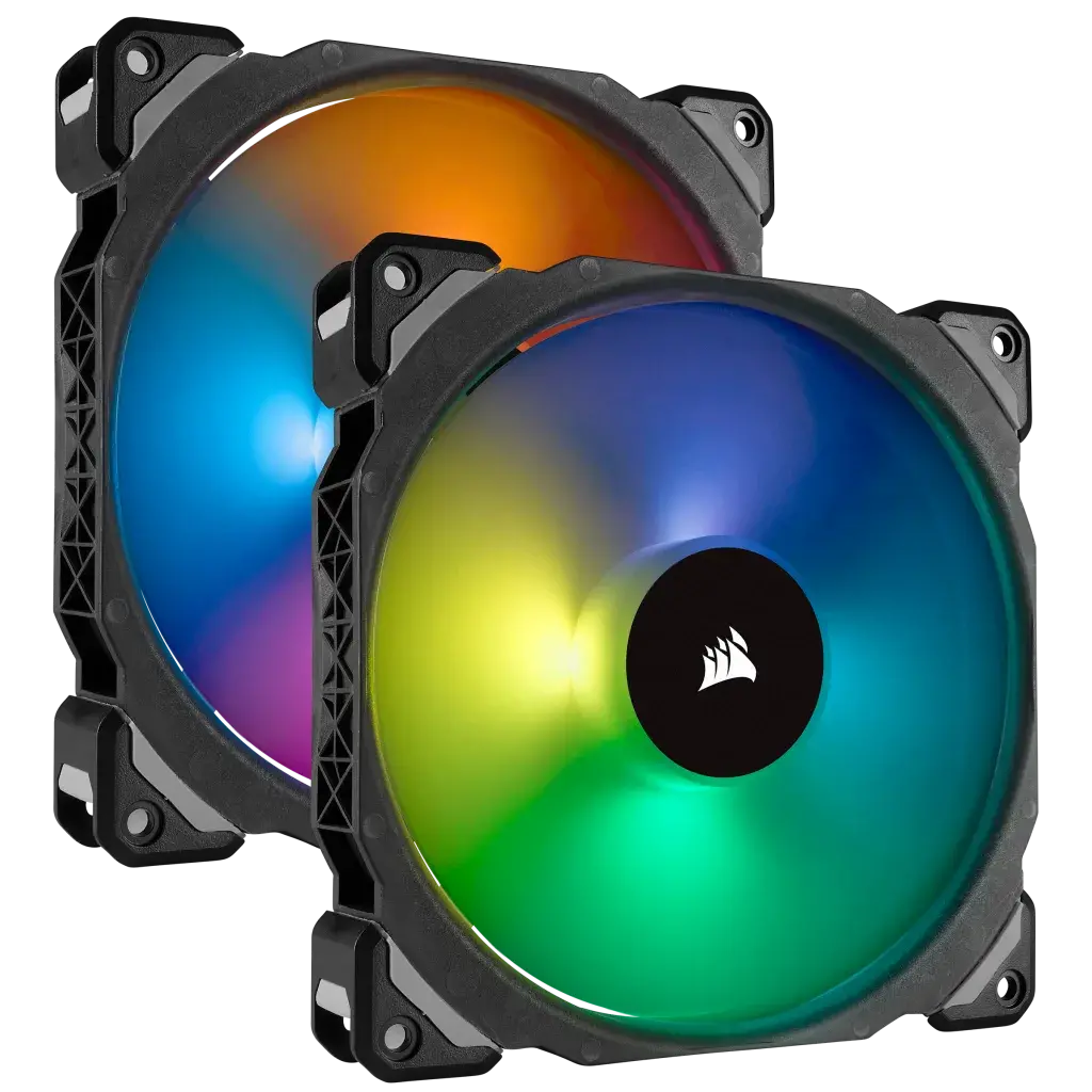 VENTILADOR CORSAIR ML140 RGB LED MAGNETIC LEVITATION 140MM DUAL PACK CO-9050078-WW