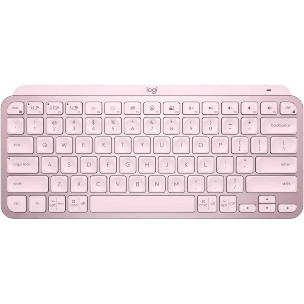 Logitech MX Keys Mini Teclado Inalámbrico Minimalista Rosa