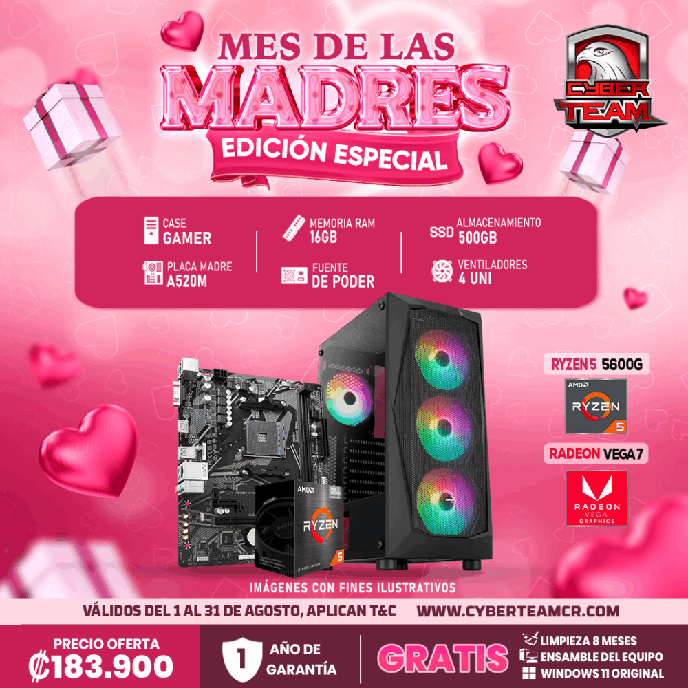 EDICION ESPECIAL PC GAMING RYZEN 5 5600G