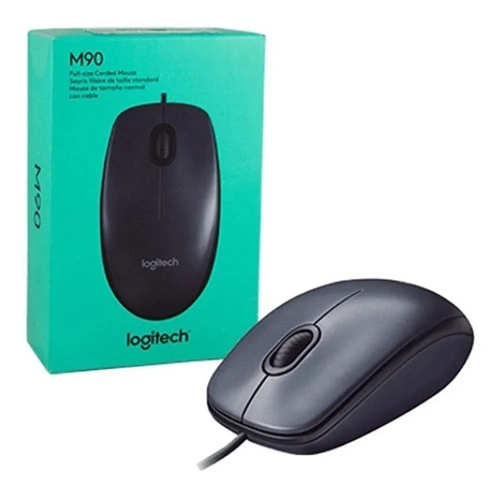 Logitech Mouse M90 en Negro