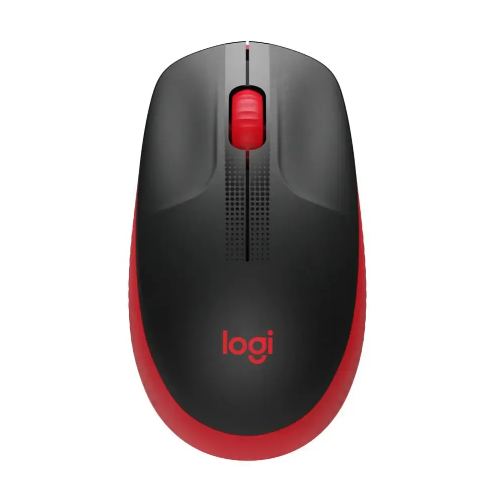 Logitech M190 Mouse Inalámbrico Rojo