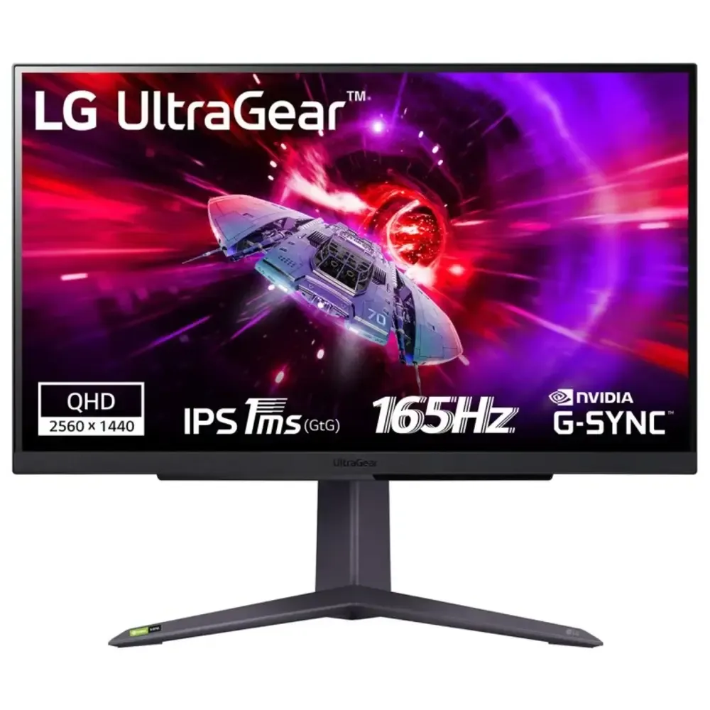 MONITOR 27″ LG 27GR75Q-B FHD IPS 1MS 2560X1440 165 HZ DP HDMI PLANO DELGADO B