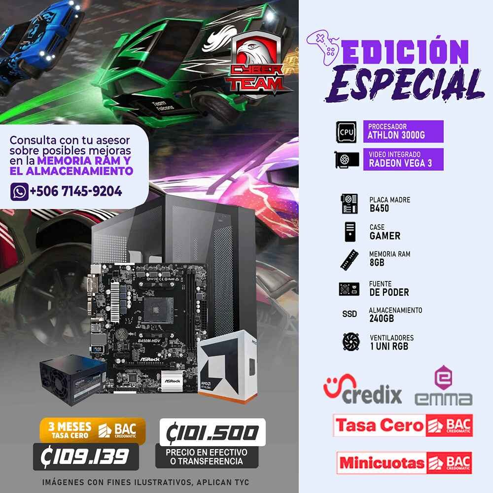 EDICION ESPECIAL AMD ATHLON 3000G