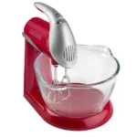 Black + Decker batidora de pedestal250w con tazon roja MX900R - Image 2