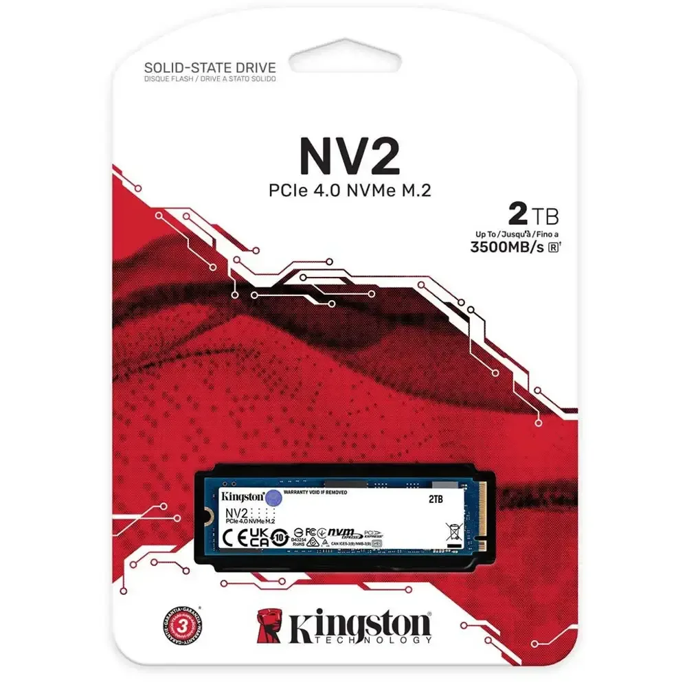 Kingston NV2 2TB M2 PCIe SNV2S/2000G