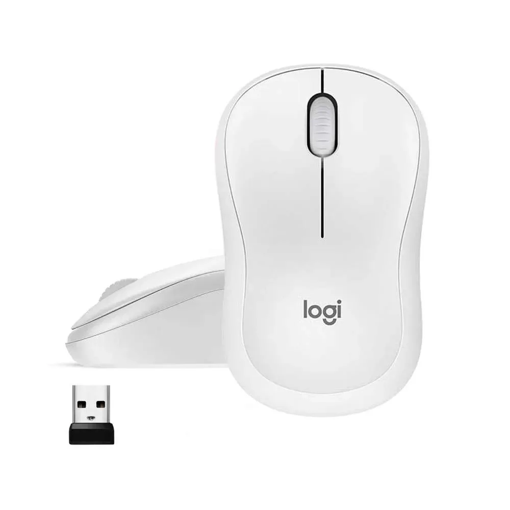 MOUSE LOGITECH INALAMBRICO M220 SILENT OFF WHITE