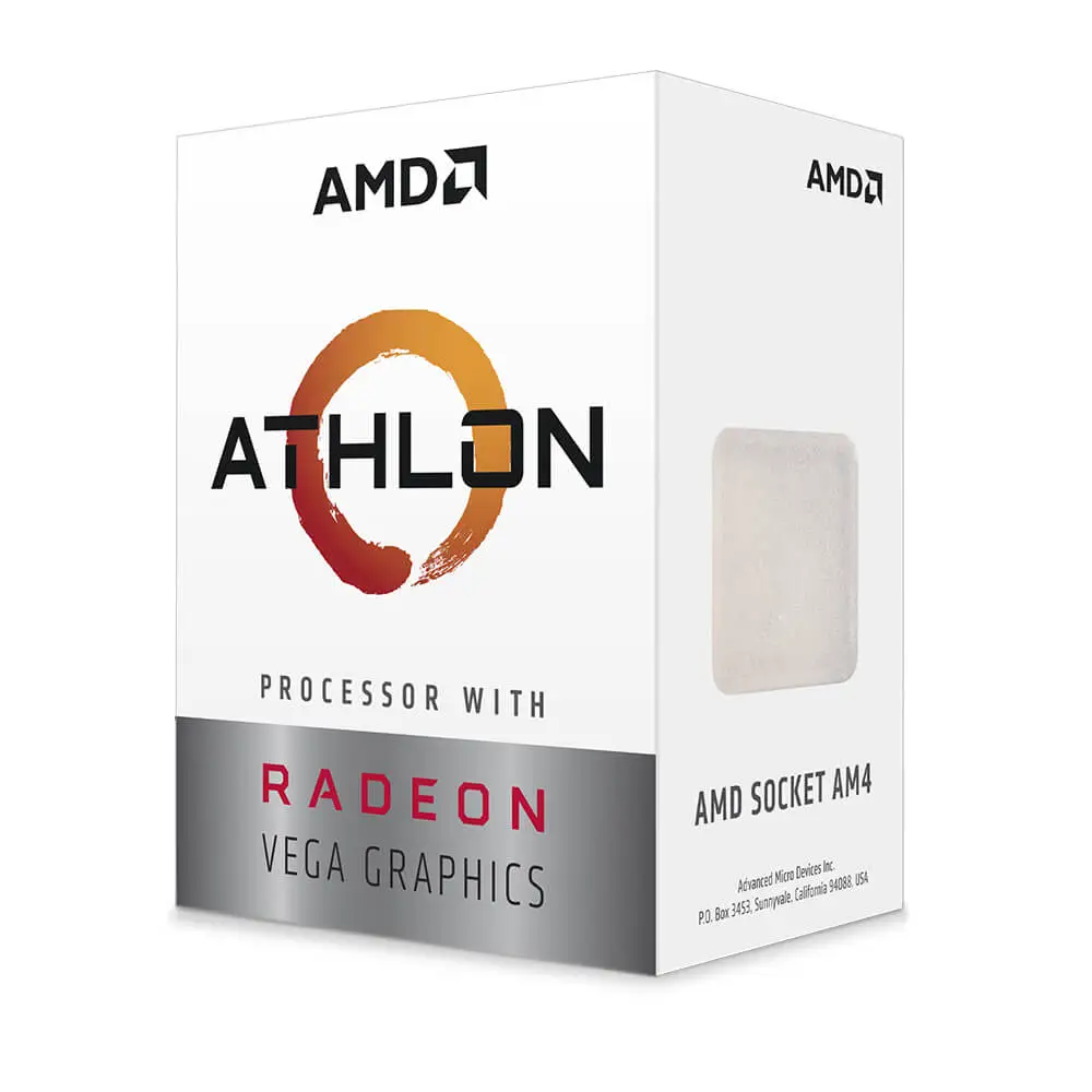 PROCESADOR AMD ATHLON 3000G 3RD 3.5 GHZ 2N AM4 YD3000C6FHBOX