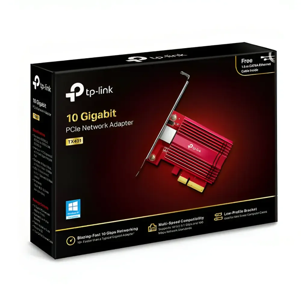 ADAPTADOR TP LINK DE RED 10 GIGABIT PCIE