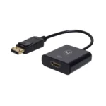ADAPTADOR DE VIDEO DE DISPLAY PORT A HDMI UNNO TEKNO AD3004BK