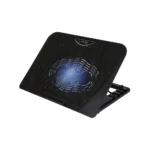BASE DE ENFRIAMIENTO AJUSTABLE PARA PORTÁTILES 5 NIVELES 1 VENT 2USB LUZ LED UNNO TEKNO NC6130BK