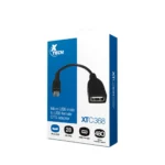Xtech – USB cable – 5 pin Micro-USB Type B – 4 pin USB Type B – Black – XTC-368
