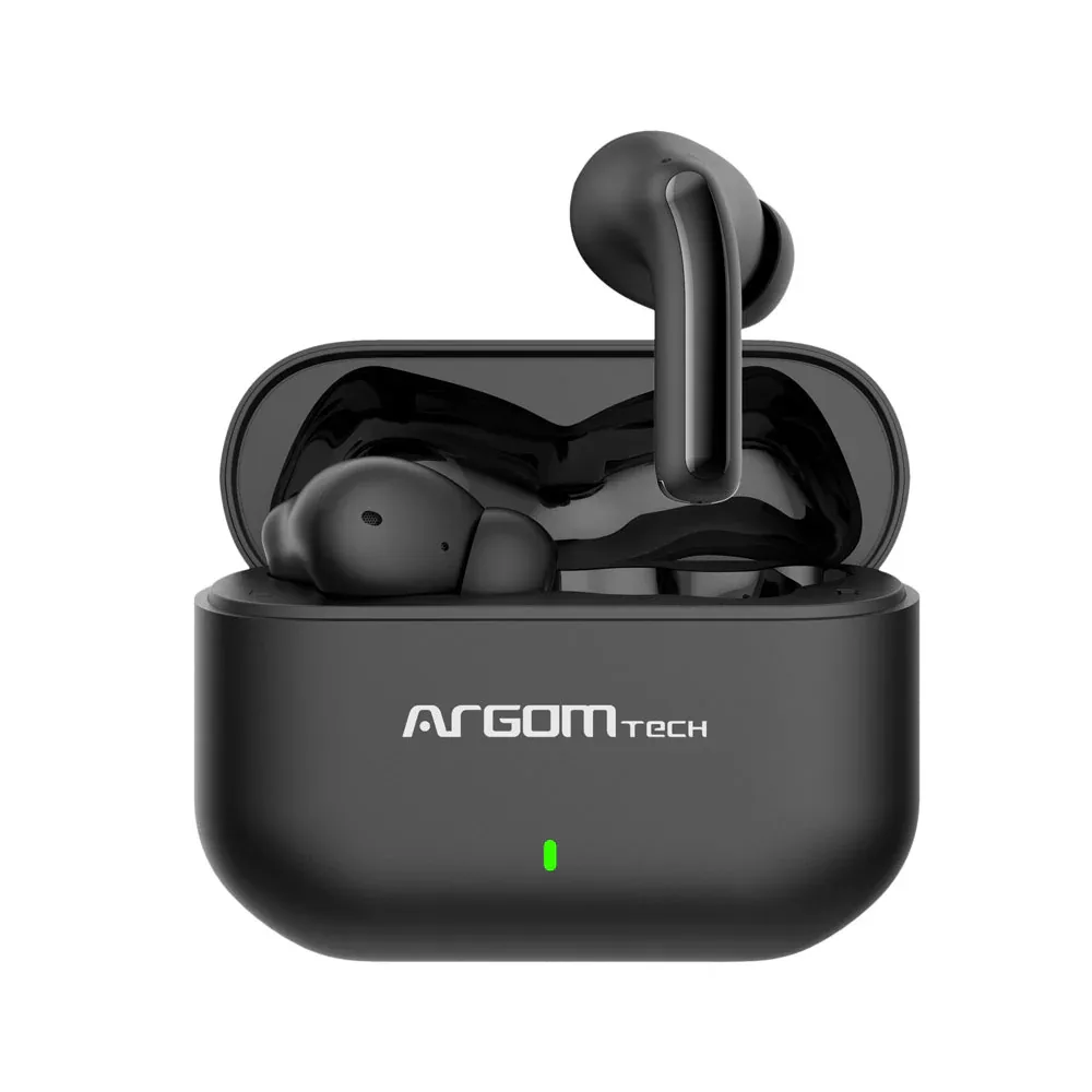 AURICULAR ARGOM TRUE WIRELESS EARBUDS SKEIPOD E85 ENC IPX5 BLACK ARG-HS-5085BK