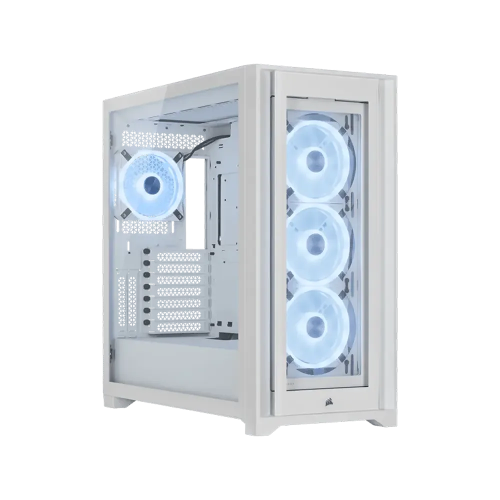 CASE GAMING CORSAIR ICUE 5000X RGBQL EDITION MID TOWER ATX WHITE 4 120RGB CC-9011233-WW