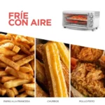 Black + Decker Horno con Freidora de Aire 8 rebanadas inox TO3265xSS-LA - Image 4