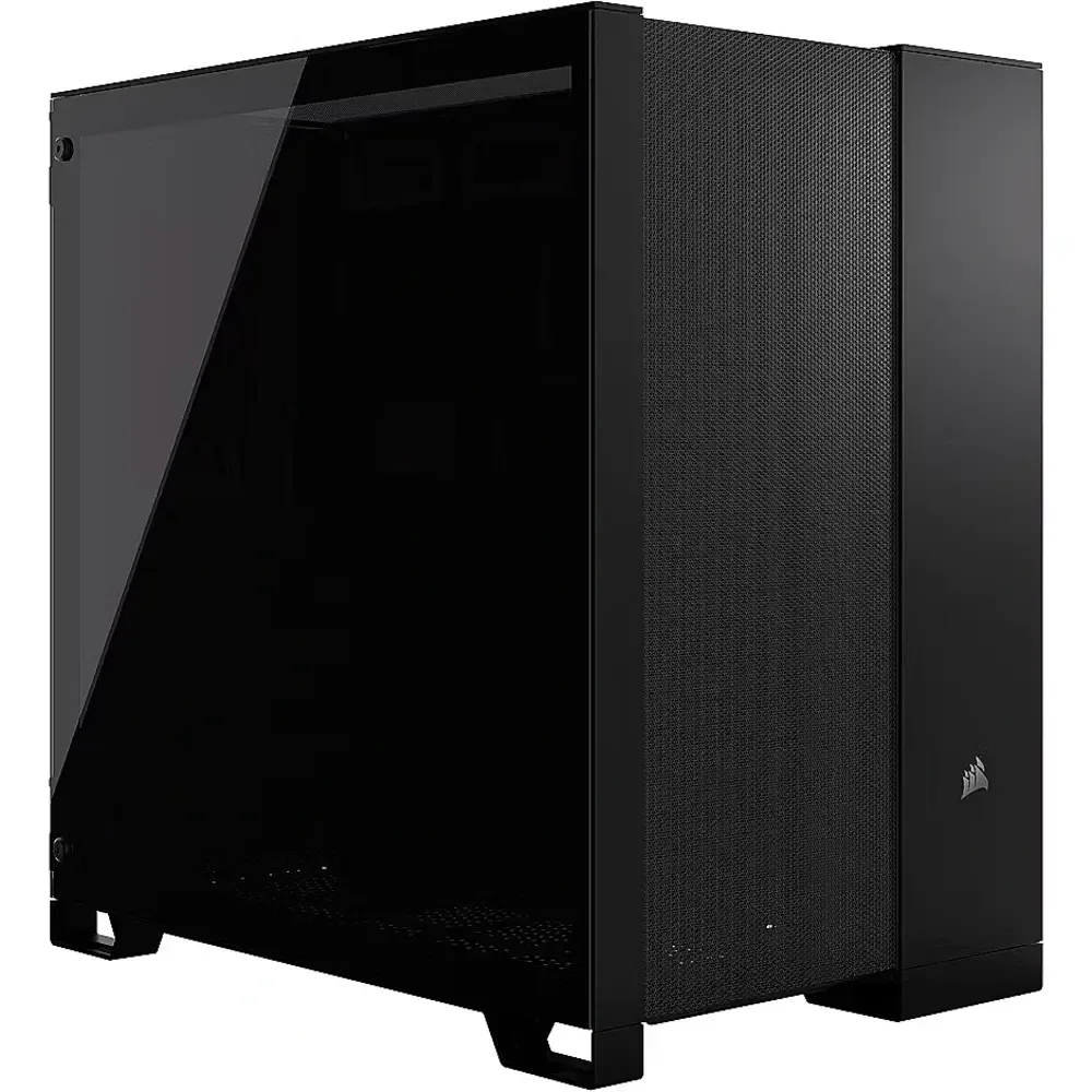 CASE GAMING CORSAIR AIRFLOW DOBLE CAMARA MEDIA TORRE 6500D VIDRIO TEMPLADO BLACK CC-9011259-WW