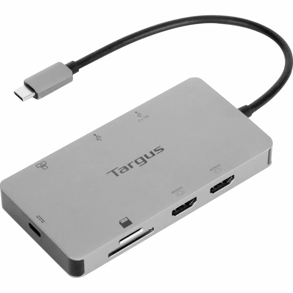 Targus Docking USB-C Alt Mode Dual HDMI 4K Station with 100W PD Pass-Thru-DOCK423TT