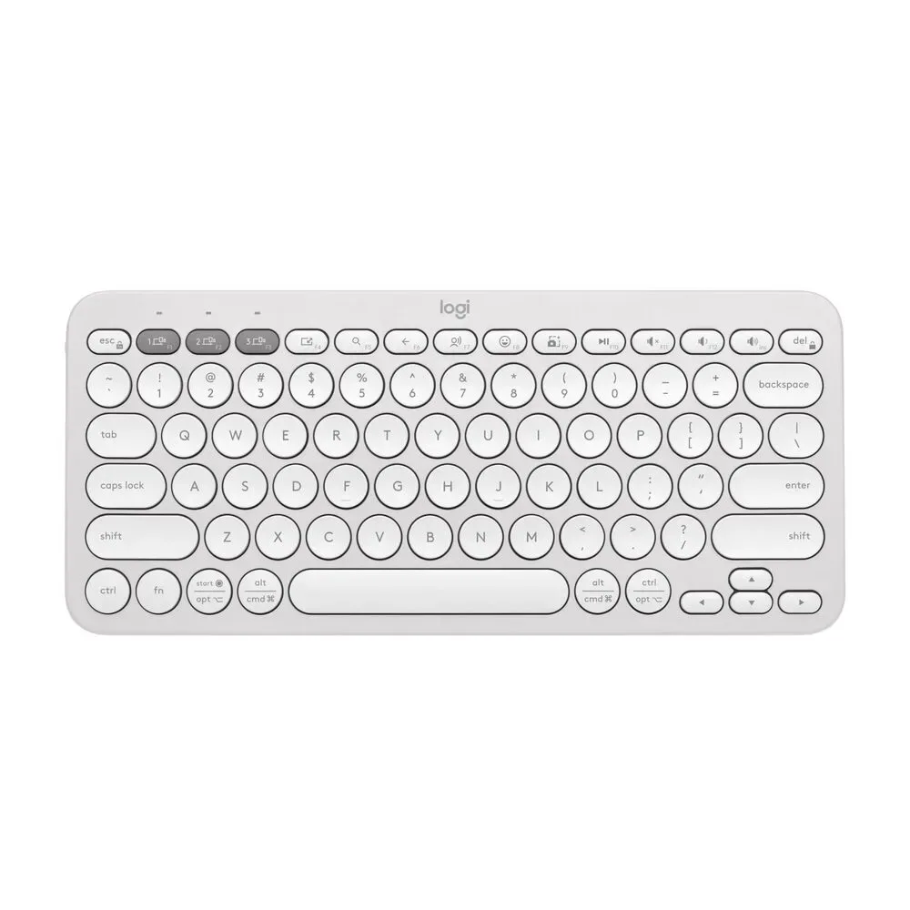 TECLADO LOGITECH PEBBLE 2 K380 WHITE BT 920-011784