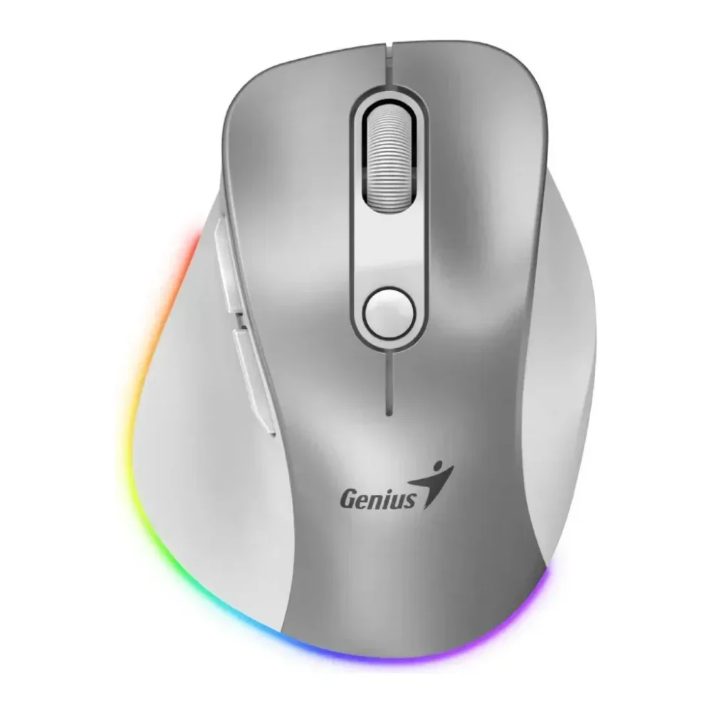 MOUSE GENIUS RS2 ERGO 9000S PRO SILVER 31030039402