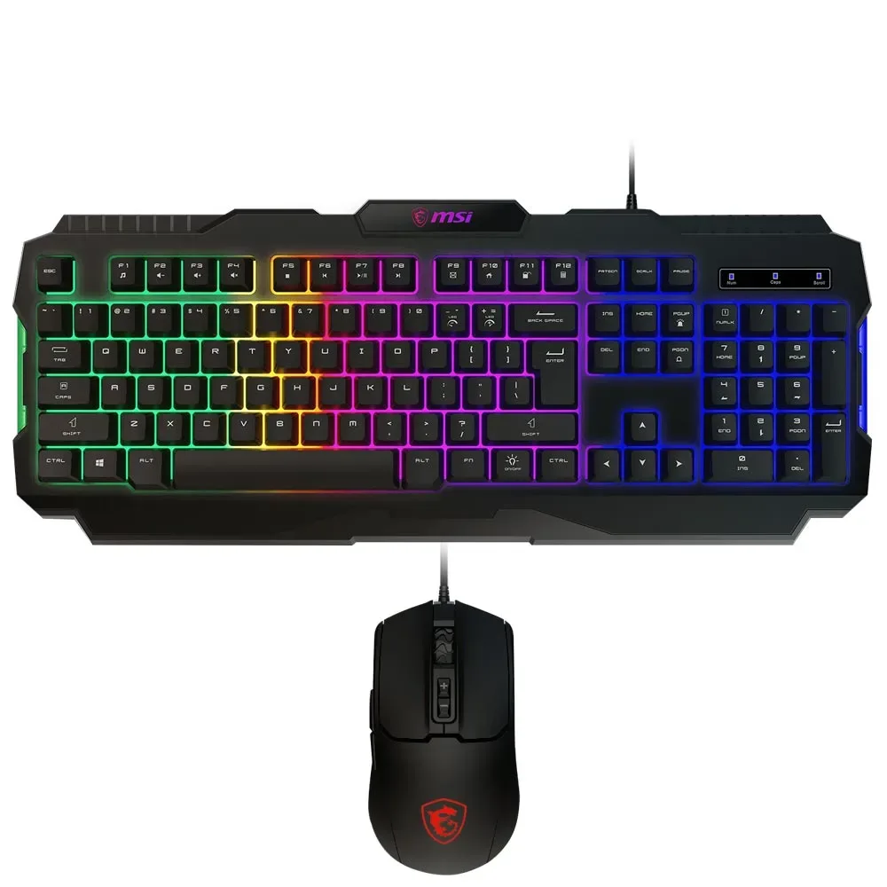 TECLADO MSI FORGE GK100 USB NEGRO S11-04US20L-HH9