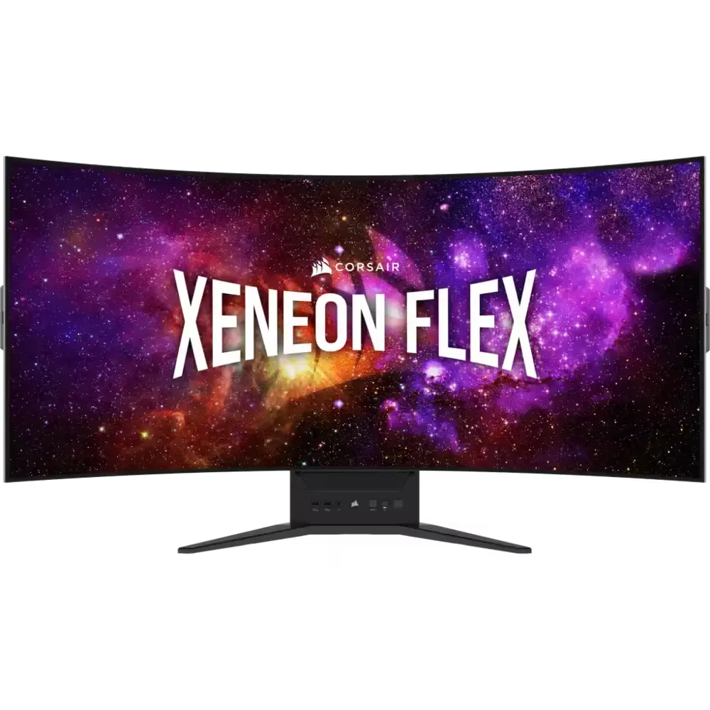 MONITOR GAMING 45″ CORSAIR XENEON FLEX OLED 3440 x 1440 240HZ 0.03MS GTG BRILLO MAXIMO 1000 NIT CURVO NEGRO CM-9030001-NA