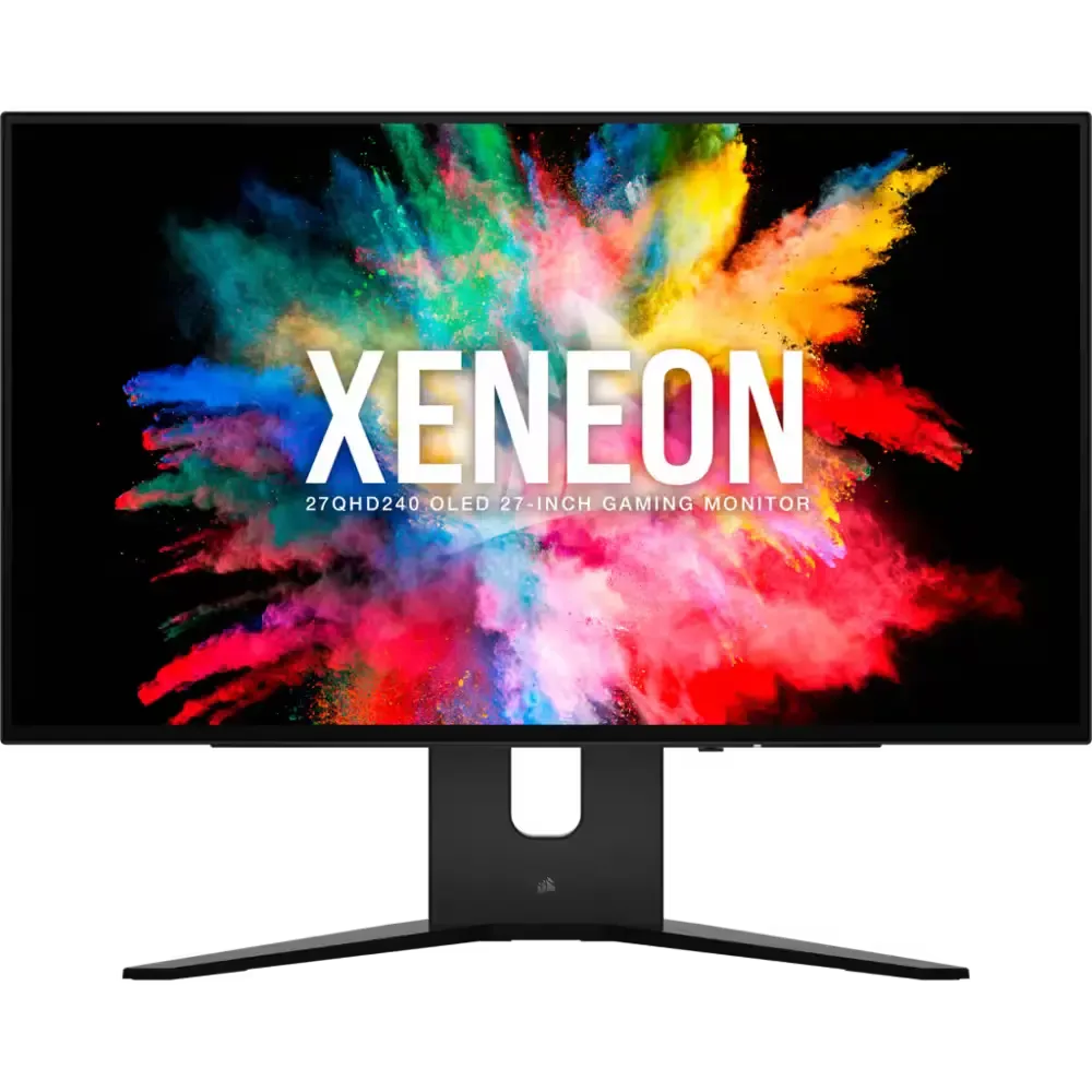 MONITOR GAMING 27″ CORSAIR XENEON 27QHD OLED 2560 x 1440 240HZ 0.03MS GTG HDR BRILLO MAXIMO 1000 NIT CURVO NEGRO CM-9030002-NA