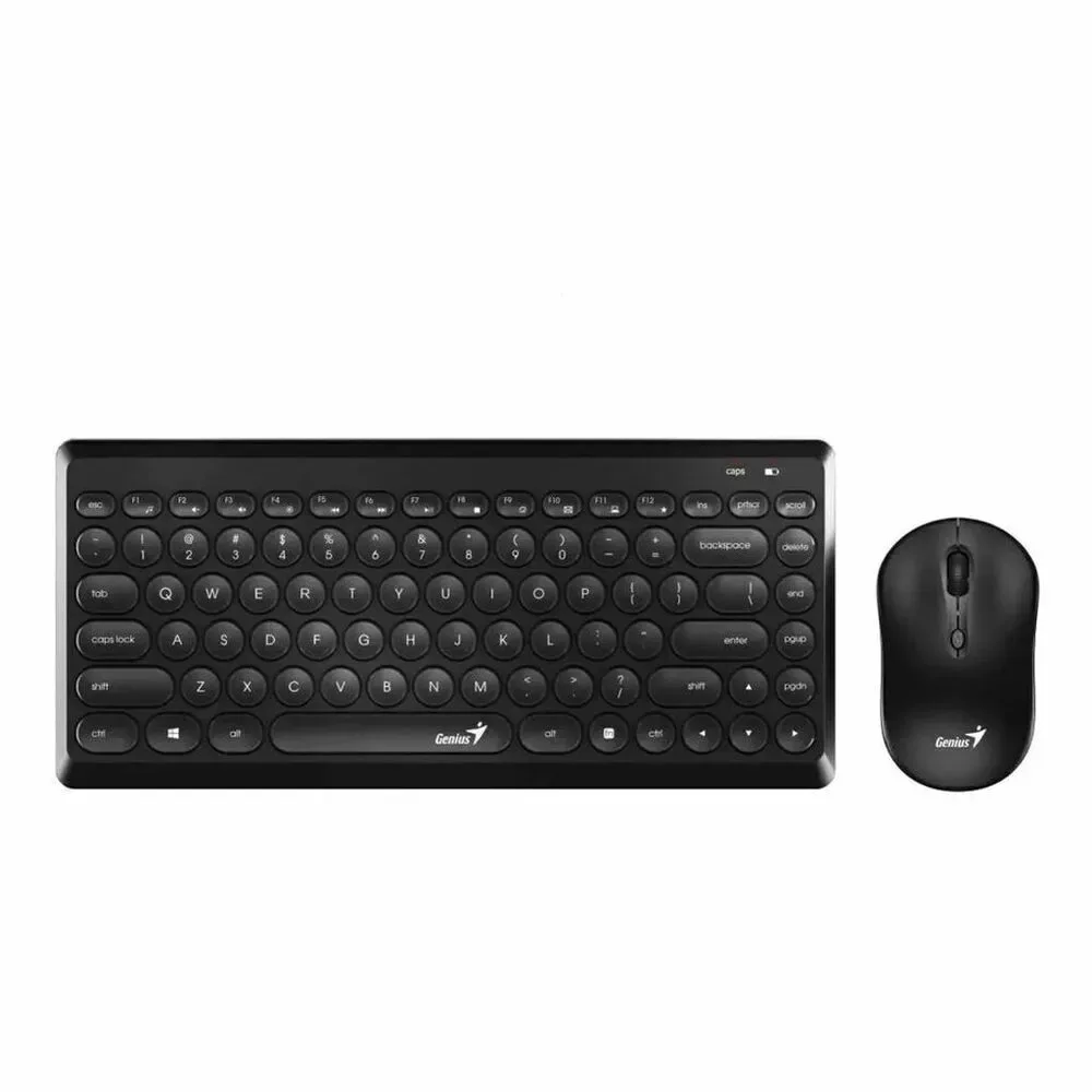 TECLADO Y MOUSE GENIUS LUXEMATE Q8000 SP BLACK 31340013401