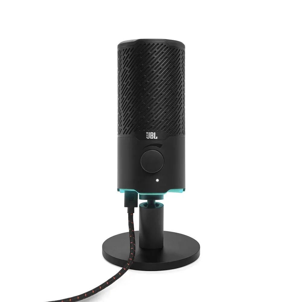 MICRÓFONO ALAMBRICO USB JBL QUANTUM STREAM DOBLE PATRON PARA TRASMISION NEGRO JBLQSTREAMBLKAM