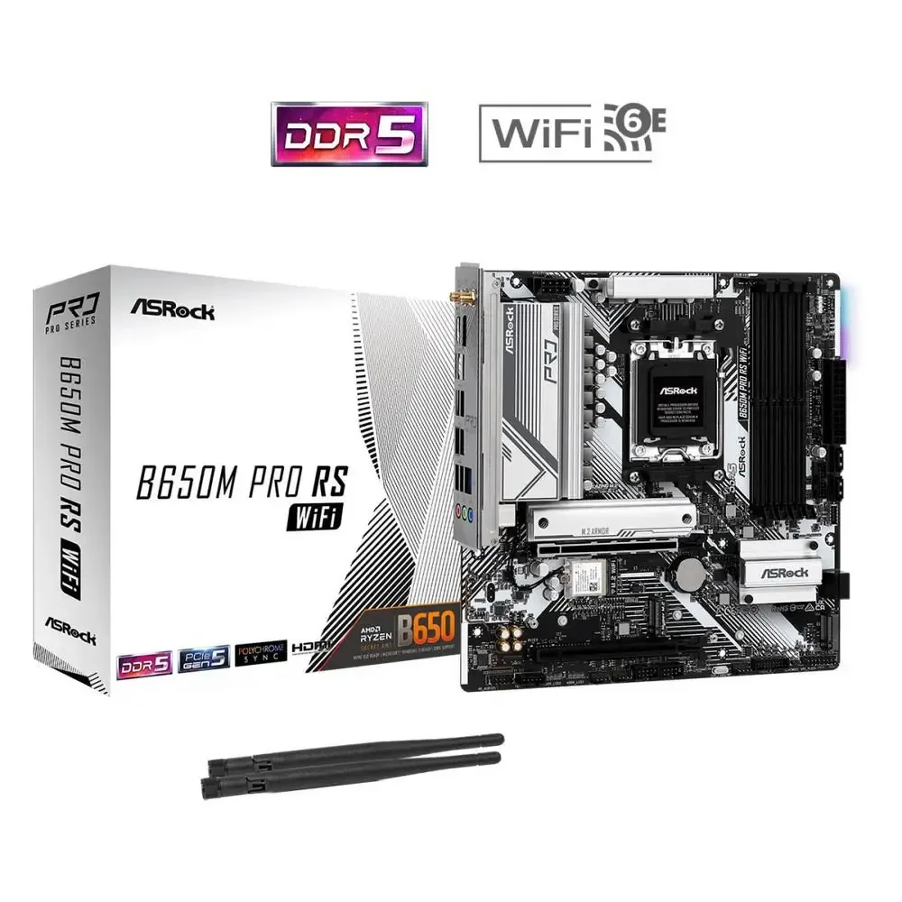 TARJETA MADRE ASROCK B650M PRO RS WIFI 90-MXBLZ0-AOUAYZ