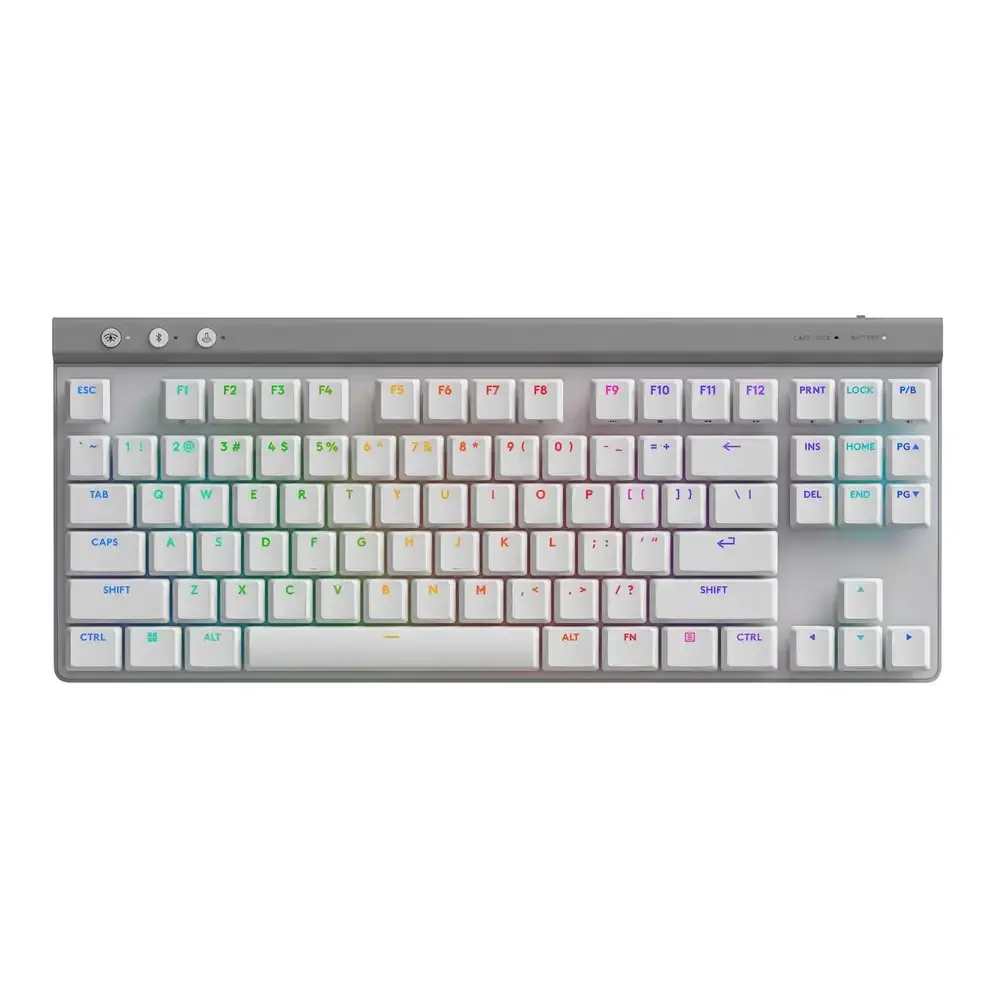 TECLADO GAMING INALAMBRICO LOGITECH G515 LIGHTSPEED TKL BLANCO 920-012535