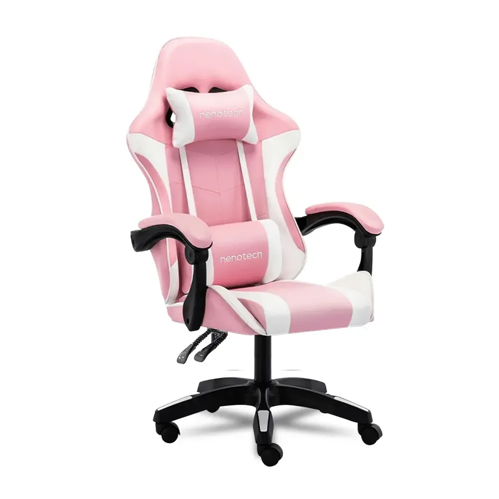 Nenotech silla gaming essential blanco rosa 220LB,GL2 – A73596