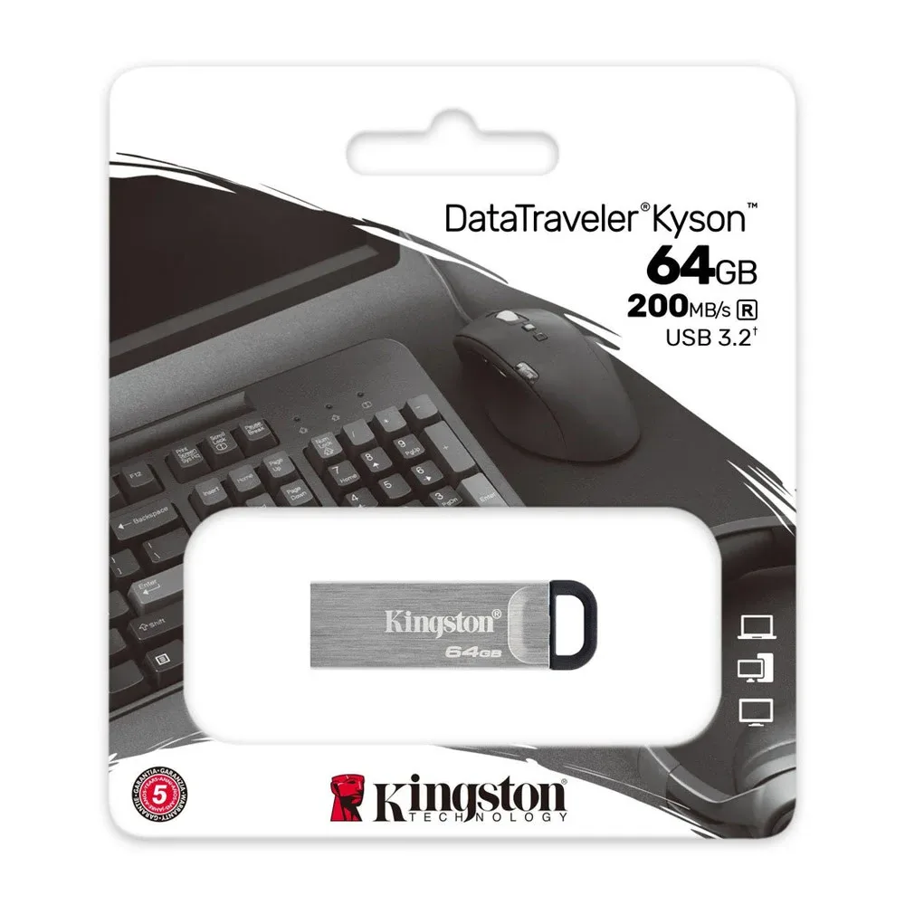 Kingston memoria Kyson metálica 64GB usb 3.2 DTKN