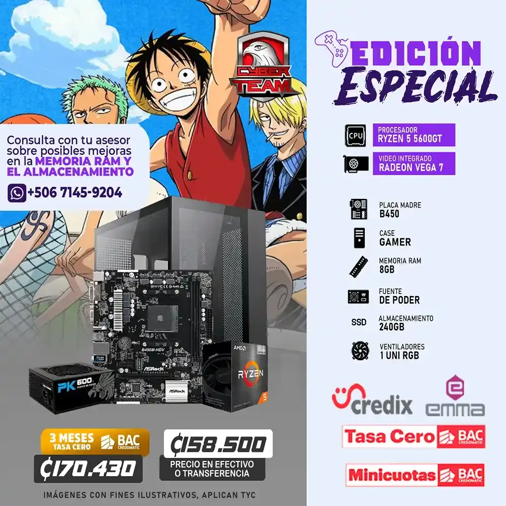 EDICION ESPECIAL PC GAMING RYZEN 5 5600GT