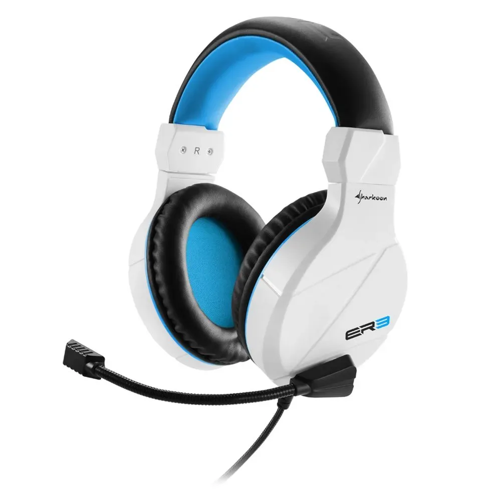 HEADSET SHARKOON RUSH ER3 WHITE (4044951021802)